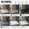 Receveur de douche carré OLYMPIC NOVELLINI