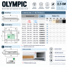 Receveur de douche carré OLYMPIC NOVELLINI