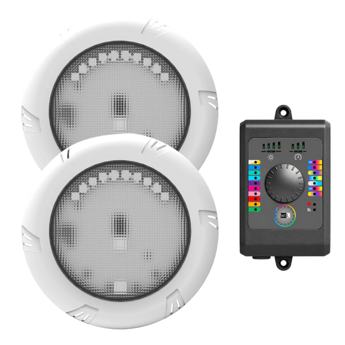 Projecteur Noria RGB avec enjoliveur + Kit BRIO WIL CCEI