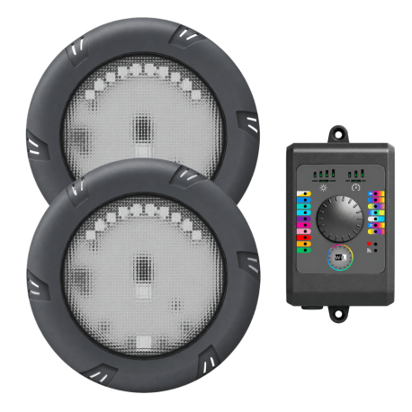 Projecteur Noria RGB avec enjoliveur + Kit BRIO WIL CCEI