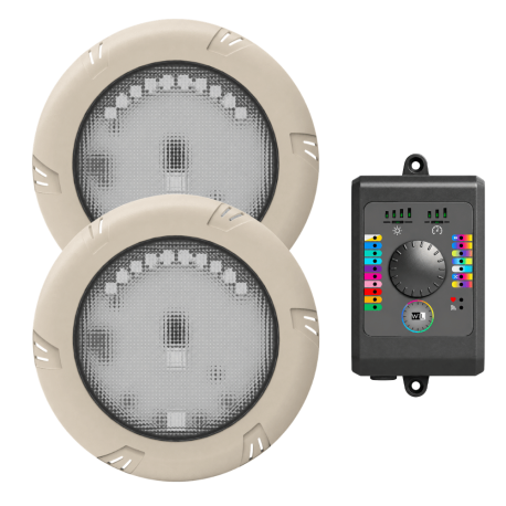 Projecteur Noria RGB avec enjoliveur + Kit BRIO WIL CCEI