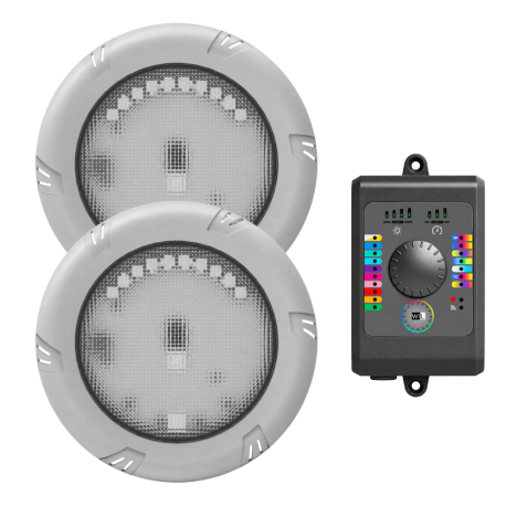 Projecteur Noria RGB avec enjoliveur + Kit BRIO WIL CCEI