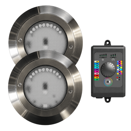 Projecteur Noria RGB avec enjoliveur + Kit BRIO WIL CCEI