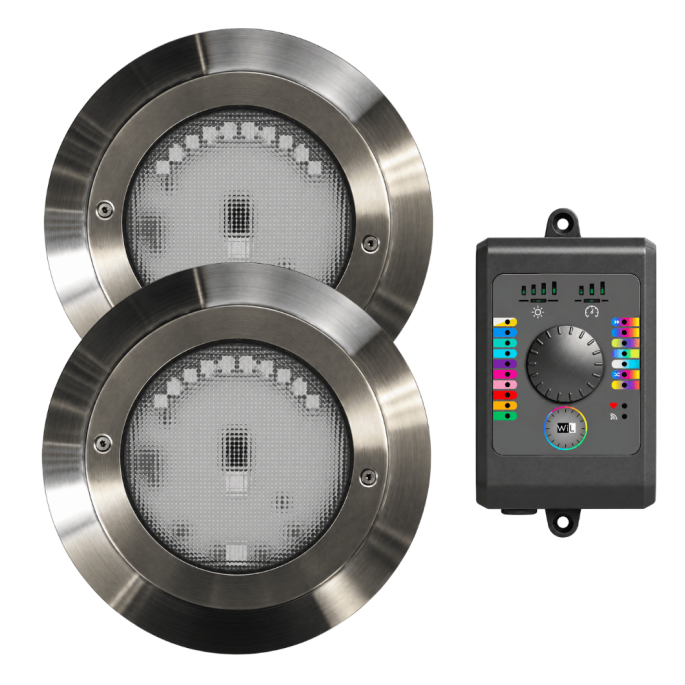 Projecteur Noria RGB avec enjoliveur + Kit BRIO WIL CCEI