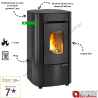 Poêle à granulés étanche Angelica Junior CX 7.1 kW Extraflame