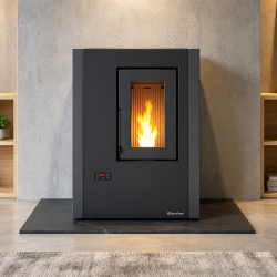 Poêle à granulés étanche ventilée Luisella 5.0 Maxi 7 kW Extraflame