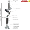Kit conduit isolé sortie toiture Inox-Galva et Inox-Inox - Poujoulat