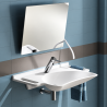 Miroir inclinable avec levier long - sanitaire PMR - Delabie