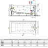 Pack baignoire CALOS Novellini + Robinetterie thermostatique - Noir mat