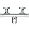 Pack baignoire 170x80 CALOS Novellini + Robinetterie thermostatique - Chromé