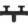 Pack baignoire CALOS Novellini 170x70 cm + Robinetterie thermostatique - Noir mat