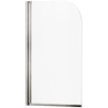 Pack baignoire 170x80 CALOS Novellini + Colonne bain/douche thermostatique chromé + Pare-baignoire