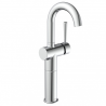 Ensemble lave-mains : meuble Iglou Azurlign 61 cm + vasque + plan + robinetterie – Vert mat et chêne