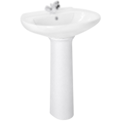 Colonne pour lavabo Aveiro - Blanc - Sanindusa