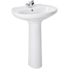 Pack lavabo + Colonne Aveiro - Blanc - Sanindusa