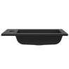 Pack meuble lave-mains + vasque + robinetterie - Gris et Noir