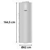 Pack Chauffe-eau thermodynamique 200 L Fluidheat + groupe + siphon