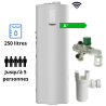 Pack Chauffe-eau thermodynamique 250 L Fluidheat + Groupe + Siphon
