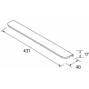Pack AIDA meuble lave-mains + vasque + robinetterie - Moon Grey et Noir