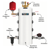 Pack bouteille de mélange 100 litres pré-équipée spécial pompe à chaleur air-eau