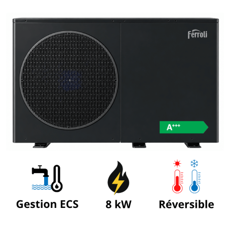 Pompe à chaleur réversible Ferroli Omnia Life M 8 kW