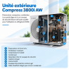 Pompe à chaleur Bosch Compress 3800i AW 10 kW R290 + unité intérieure AWEi