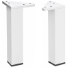 Jeu de 2 pieds chrome Hauteur 300 mm Salgar
