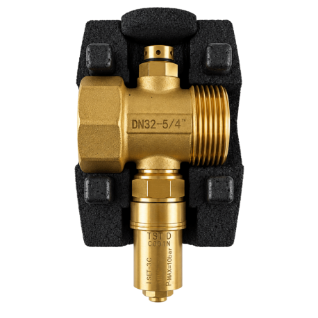 Vanne antigel 1"1/4 MF DN 25 isolation incluse – Protection gel PAC air/eau monobloc