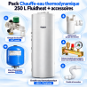 Pack Chauffe-eau thermodynamique 250 L Fluidheat + accessoires