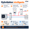 Pack pompe à chaleur hybride Omnia Life M 12 Kw avec station fluidheat 100 L