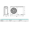 Pack pompe à chaleur hybride Omnia Life M 12 Kw avec station fluidheat 100 L