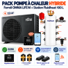 Pack pompe à chaleur hybride Omnia Life M 12 Kw avec station fluidheat 100 L