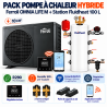 Pack pompe à chaleur hybride Omnia Life M 10 Kw avec station fluidheat 100 L