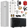 Pack pompe à chaleur hybride Omnia Life M 12 Kw avec station Fluidheat 100 L et ballon thermodynamique 250 L