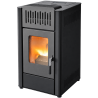 Poêle à granulés 8 kW MBS - Coloris Noir