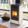 Poêle à granulés 8 kW MBS - Coloris Blanc