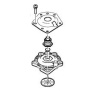 Couvercle valve eau pour Elm Leblanc Ondea LM 5 AR N