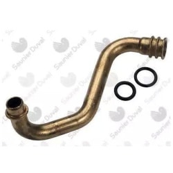Tube sanitaire ballon clipsé pour Saunier Duval ISOTWIN F 24 E