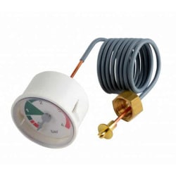 Manomètre avec support pour Chappée LUNA ST24CF Manomètre avec support pour Chappée LUNA ST24CF