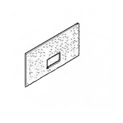 Isolant avant foyer pour De dietrich JJD005213370