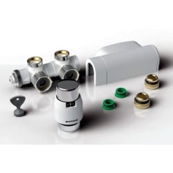 Kit de raccordement coudé droit Stelrad T2125