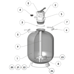 Pièces détachées filtre GROUPE DE FILTRATION