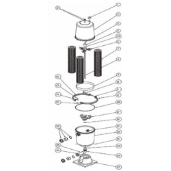 Pièces détachées filtre à cartouche FUFLO