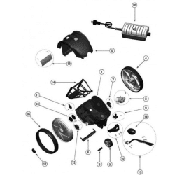 Pièces détachées Nettoyeurs éléctriques VORTEX 1/ POLARIS 900