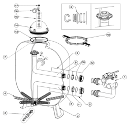 Pièces détachées filtre pour piscine TRITON / TRITON 2 Pièces détachées filtre pour piscine TRITON / TRITON 2