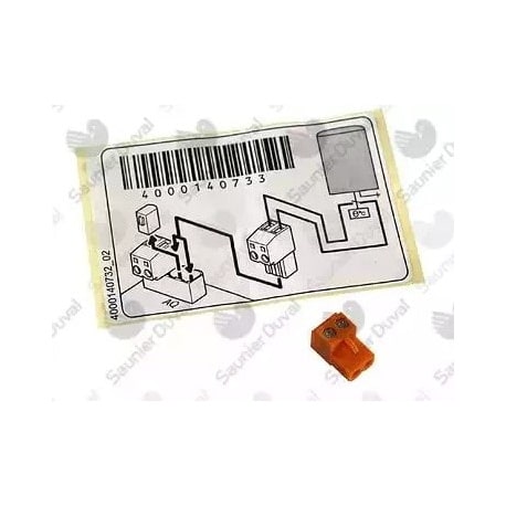 Connecteur 2 Fils Thermostat d'ambiance pour Saunier Duval ThemaClassic C 25 E