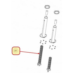 Résistance Stéatite 1500-750W avec connecteur 7719092 pour De dietrich Résistance Stéatite 1500-750W avec connecteur 7719092 pour De dietrich