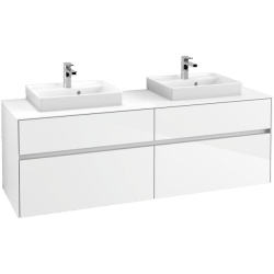 MEUBLE SOUS PLAN AVEC 2 LAVABOS COLLARO MEUBLE SOUS PLAN AVEC 2 LAVABOS COLLARO