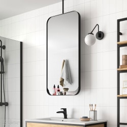 Miroir rectangulaire black stream Salgar
