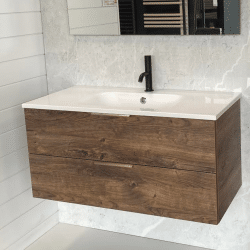 Meuble sous vasque + double vasque Sortilège Azurlign Meuble sous vasque + double vasque Sortilège Azurlign